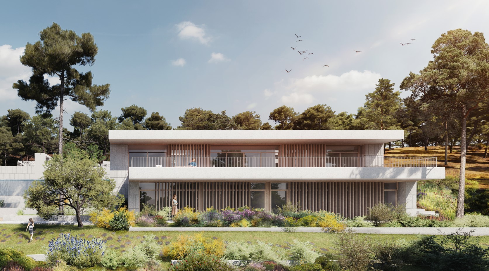 Render de la Vivienda en San Lorenzo del Escorial