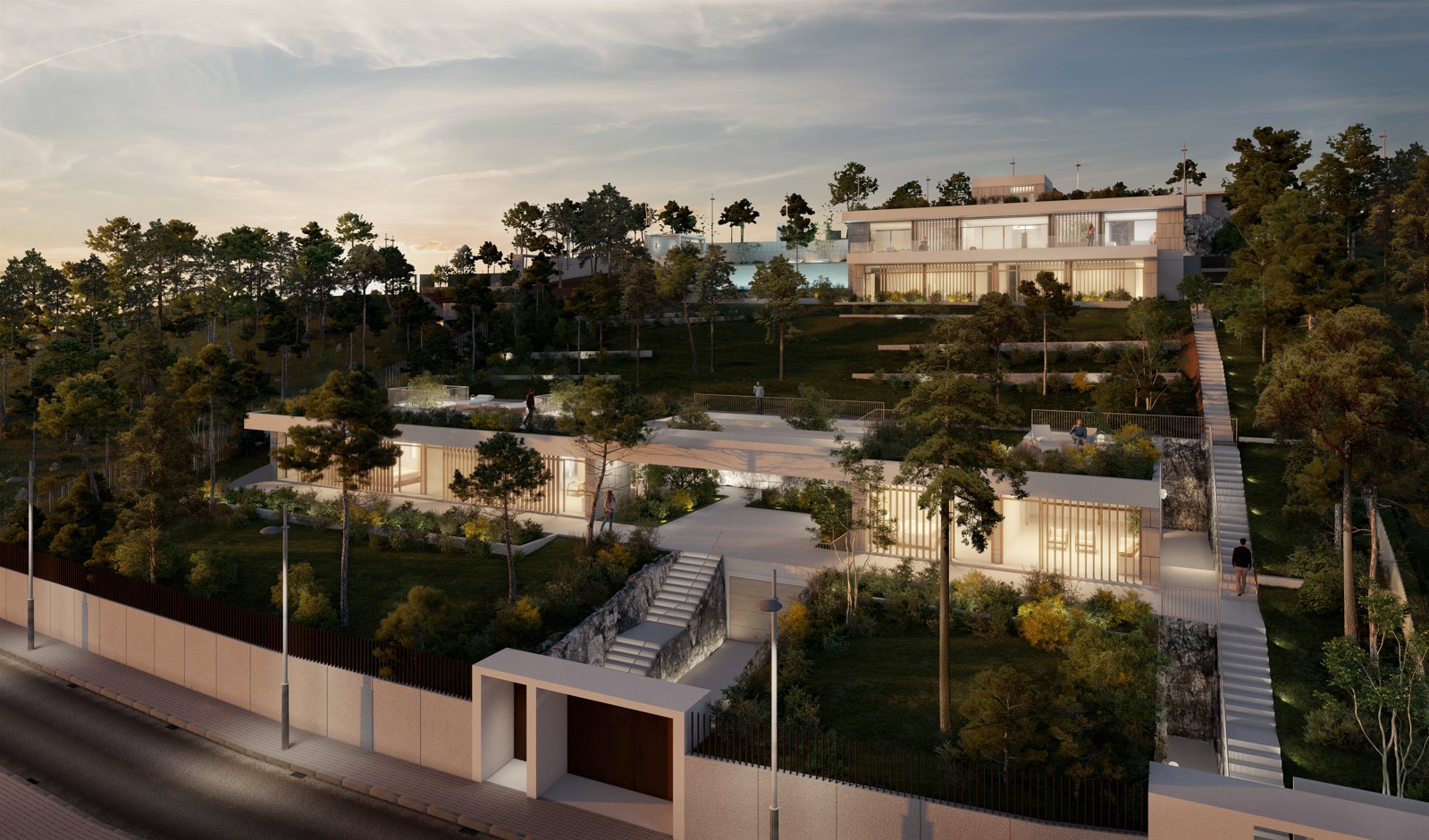 Render de la Vivienda unifamiliar en San Lorenzo del Escorial